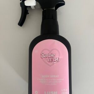 Lush Barbie Pink and Black Body Spray